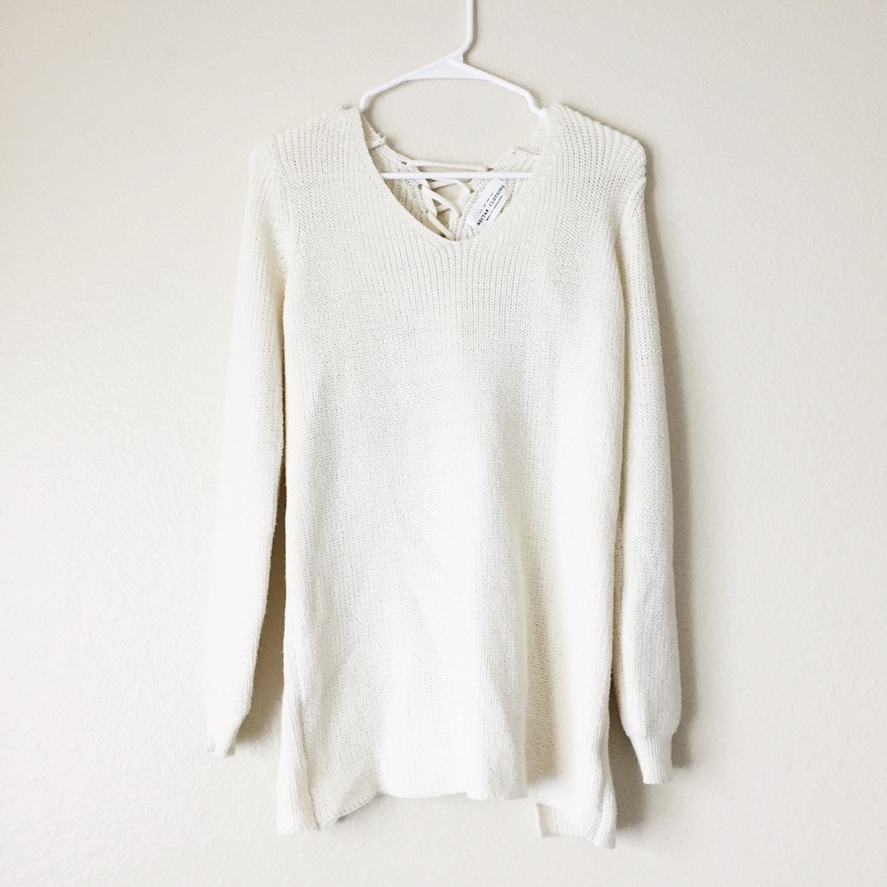 Nectar White Sweater